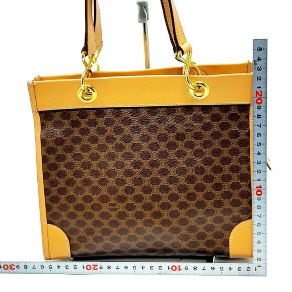 CELINE Brown PVC Hand Bag mon582-102525 - Picture 2 of 16